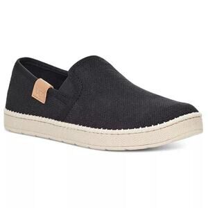 Ugg‎ Luciah Slip On Sneaker Women's Size 6.5 Black Trainer Casual Comfort Shoe